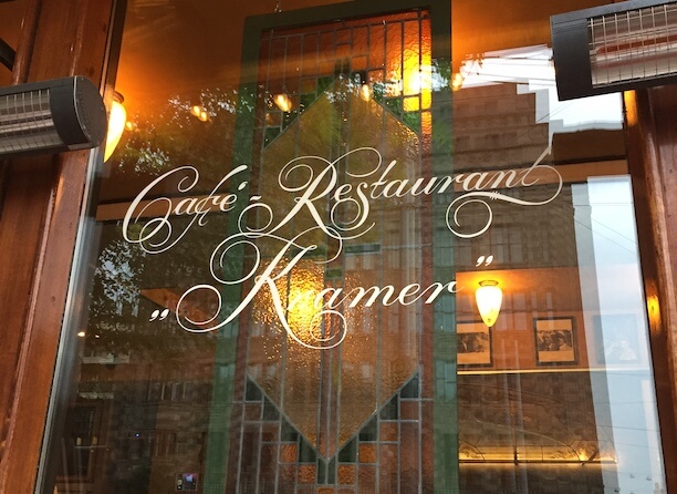 krulletters cafe Kramer